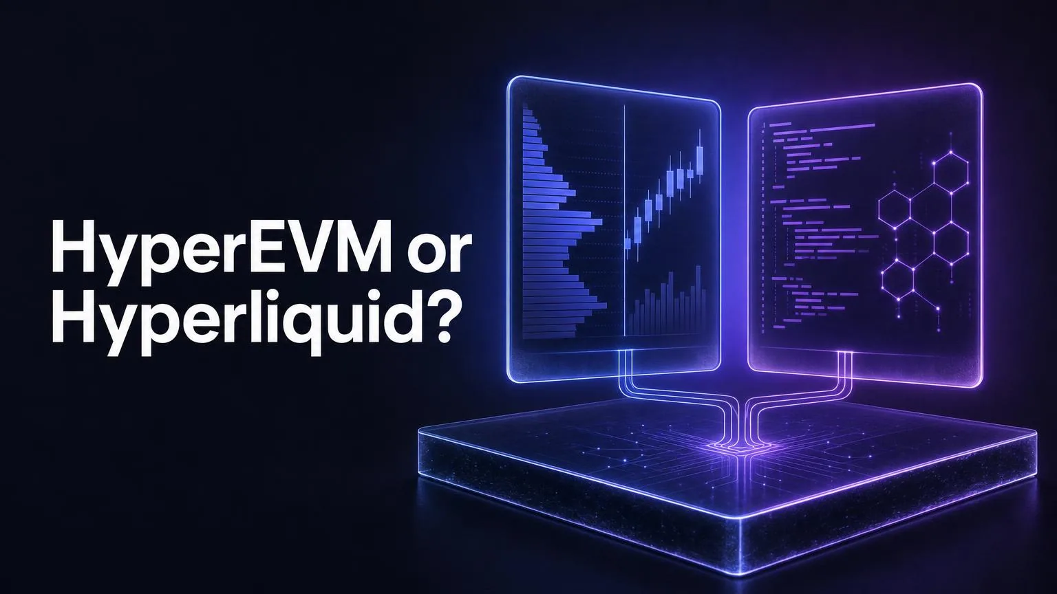 HyperEVM인가 Hyperliquid인가 — 하나의 Hyperliquid 블록체인을 이루는 두 부분
